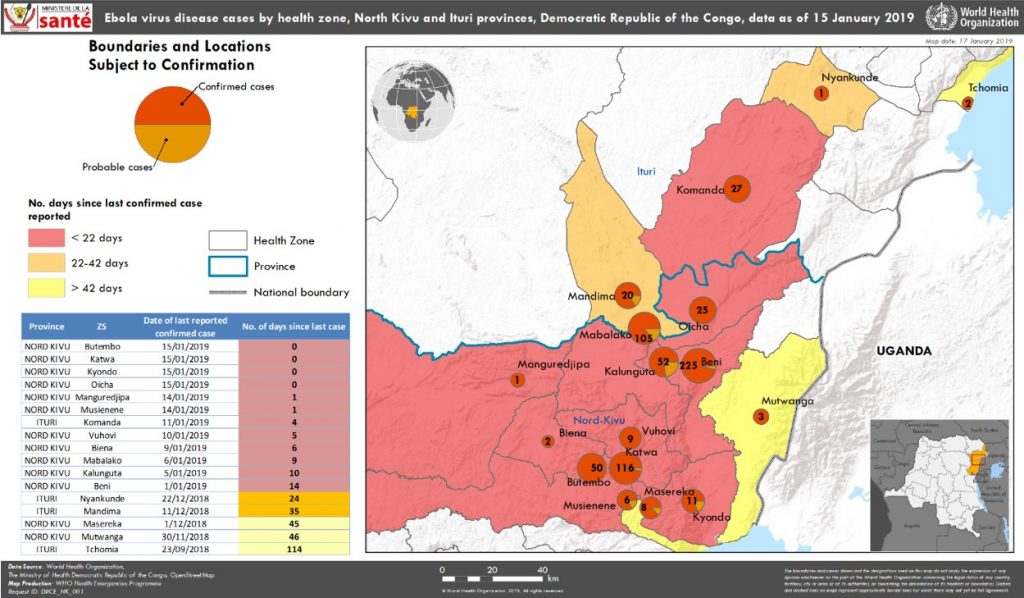 Επιβεβαιωμένες και πιθανές περιπτώσεις νόσου του ιού Ebola 
